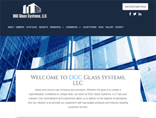Tablet Screenshot of dgcglasssystems.com